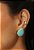 Brinco de Gota P. Natural Ouro Turquesa - Imagem 2