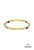 Bracelete 4mm Aço Dourado - Imagem 1