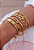 Bracelete Prego Aço Dourado - Imagem 2