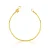 Pulseira em Malha Laminada Ouro - Imagem 1
