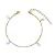 Pulseira com Pendentes de Gotas Zircônias Ouro - Imagem 1