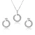 Conjunto Prego Cravejado Ródio - Imagem 1