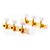 Tarraxas para Violão 3+3 Nylon Pino Grosso Dolphin 890 Luxo Douradas - Imagem 1