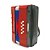 Acordeon Infantil Turbinho 17 Teclas e 8 Baixos Vermelho 104-RD - Imagem 4