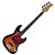Baixo 4 Cordas Jazz Bass Tagima TW-73 SB DF/TT Woodstock Sunburst - Imagem 5