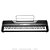 Piano Digital Kurzweil KA70 88 Teclas Preto - Stage Piano com efeitos - Imagem 1