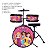 Bateria PHX Infantil Disney Princesas Gold Rosa BID-P2 - Imagem 3