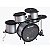 Bateria Luen Infantil Nohpe Beeboo Prata com Peles Mute 98100PR - Imagem 2