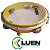 Pandeiro ABS Amarelo Junior Pele Cristal 8" - Luen - Imagem 1