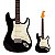 Guitarra Strato SX SST62+ BK Black com Bag - Imagem 1