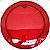 Pele Colortone Vermelha Bumbo 22" Powerstroke 3 Transparente P3-1322-CT-RD - Remo - Imagem 1