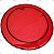 Pele Colortone Vermelha Bumbo 22" Powerstroke 3 Transparente P3-1322-CT-RD - Remo - Imagem 2