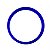 Anel de identificação para cabos XLR PRO Azul - Santo Angelo - Imagem 1
