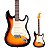 Guitarra Strato SX SST62+ 3TS 3 Tone Sunburst com Bag - Imagem 1