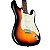 Guitarra Strato SX SST62+ 3TS 3 Tone Sunburst com Bag - Imagem 2