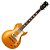 Guitarra Les Paul Braço Colado Cort CR200 GT Classic Rock Gold Top - Imagem 5