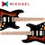 Guitarra Strato HSS GM237N SK - Michael - Imagem 5