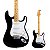 Guitarra Strato SX SST57+ BK Black com Bag - Imagem 1