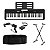 Teclado Casiotone CT-S200 Preto + Suporte em X + Capa + Pedal Sustain P - Imagem 1