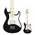 Guitarra PHX Infantil Strato JR Preta IST-H BK - Imagem 1