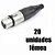 KIT 20 Conectores XLR Linha Femea Niquelado SA2X - Santo Angelo - Imagem 4