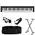 Kit Piano Digital Casio CDP-S100 BK com Capa, Suporte, Pedal Sustain e Fone - Imagem 1