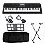 Kit Teclado Casio CT-X800 c/ Fonte + Capa + Suporte + Pedal Sustain - Imagem 1