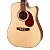 Violão Elétrico Aço Folk Tampo Sólido Pré Fishman Cort MR600F NS Natural Satin - Imagem 2