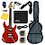 Guitarra Waldman GTU-1RD Vermelha + Amplificador + Encordoamento + Bag + Correia + Capotraste + Alça + Cabo + Afinador + - Imagem 2