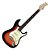 Guitarra Strato Tagima T-635 Classic SB DF/MG Sunburst - Imagem 5