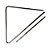 Triângulo Aço Médio 25 cm Luen 19015 - Imagem 1