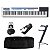 Kit Piano Digital Casio Privia PX-5S WE Branco com Capa estofada, Suporte Torre, Pedal Sustain e Fone - Imagem 1