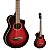 Violão Elétrico Aço Mini Yamaha APXT2 DRB Dark Red Burst com Bag - Imagem 1