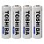 Pilha Recarregável AA 2600MAH TNH Cartela c/ 4 un - Toshiba - Imagem 3
