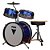 Bateria Infantil 14” 8” 8” PHX BIP-14 BL Azul com Prato, Pedal, Banco e Baqueta - Imagem 1