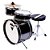 Bateria Infantil 3 Pçs 14" Preta BIP-14 BK - PHX - Imagem 3