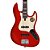 Baixo 4 Cordas Sire V7 2nd Gen Swamp Alder BMR Bright Metallic Red - Imagem 2