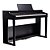 Piano Digital 88 Teclas Roland RP701 CB Charcoal Black - Imagem 3