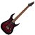 Guitarra Super Strato Cort X 100 OPBB Open Pore Black Cherry Burst - Imagem 5