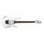 Guitarra Super Strato HSH Micro Afinação Ibanez JEMJR WH Steve Vai Signature White com Ponte Double Locking Tremolo - Imagem 4