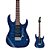 Guitarra Super Strato HSH Ibanez GRX70QA TBB Transparent Blue Burst - Imagem 1