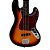 Baixo Jazz Bass Giannini GB-100 3TS/TT Standard 3-Tone Sunburst - Imagem 2