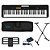 Kit Teclado Casio CT-S100 Com Capa Luxo Pedal Sutain P e Suporte X - Imagem 1