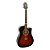 Violão Aço Elétrico Folk Giannini GF-1D CEQ BRB Performance Brown Red Burst - Imagem 3