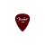 Palheta para Guitarra Fender Thin California Clear 351 Fina Candy Apple Red - Imagem 1
