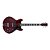 Guitarra Semi Acústica Michael GM1159N WR Jazz Action Wine Red - Imagem 4