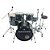 Bateria Nagano Garage Rock MGR Metallic Graphite 22” 14” 10” 12” 16” com Ferragens e Banco - Imagem 1