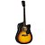 OUTLET │ Violão Elétrico Folk Cutway Michael VMF361 Sunburst Mate - Imagem 3