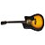 OUTLET │ Violão Elétrico Folk Cutway Michael VMF361 Sunburst Mate - Imagem 4