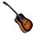 OUTLET Violão Folk Tagima TW-25 Woodstock Acoustic Series Drop sunburst satin - Imagem 5